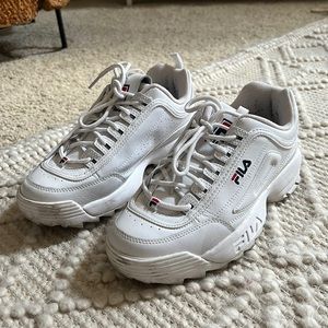 White Fila Sneakers